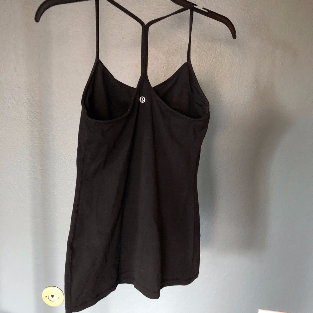 Lululemon Black Power Y Tank